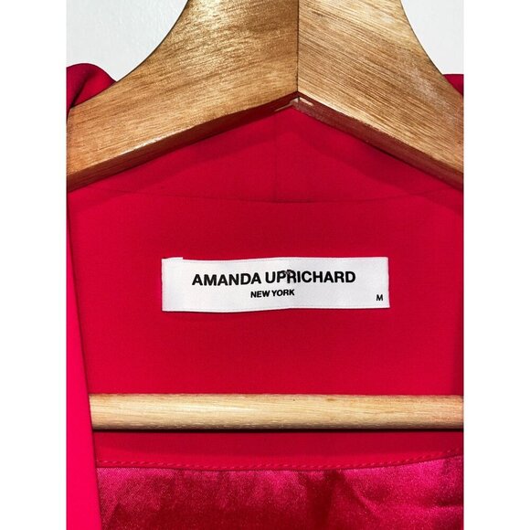 Amanda Uprichard Shawl Collar Blazer in Azalea  womens  Size Medium - Picture 4 of 9